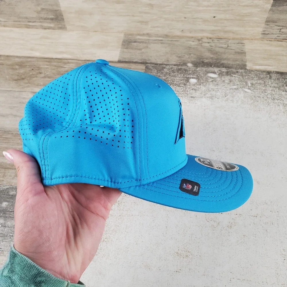 North Carolina Panthers Snapback Hat New Era Perf 970 Adjustable NFL Cap
